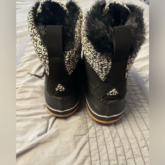 Khumbu Faux Fur Lined Winter Snow Boot Black Women's sz 10 - Picture 3 of 7